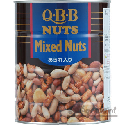 Q B B ミックスナッツ(あられ入り) 620g(缶)