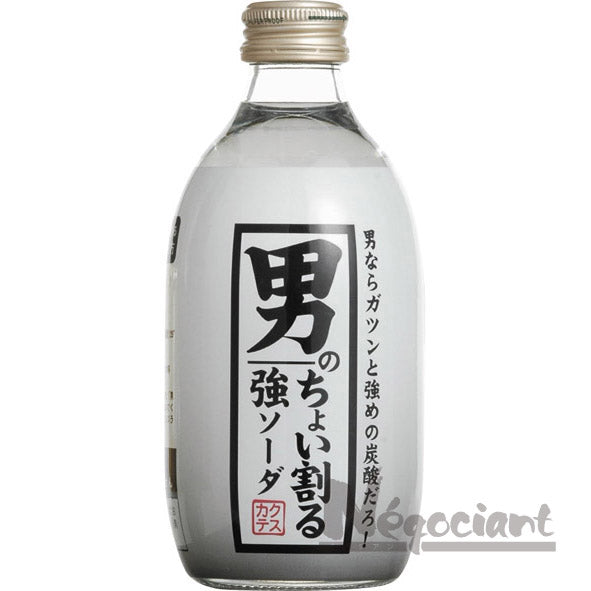 カクテス 男のちょい割る 強ソーダ 瓶 300ml(24本セット)