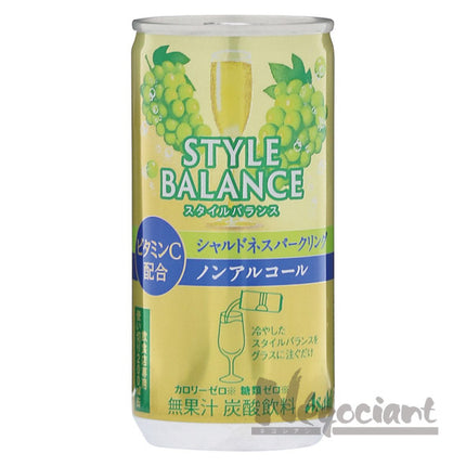 アサヒ スタイルバランス シャルドネスパークリングテイスト 業務用 缶 200ml(30本入り)