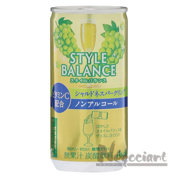 アサヒ スタイルバランス シャルドネスパークリングテイスト 業務用 缶 200ml(30本入り)