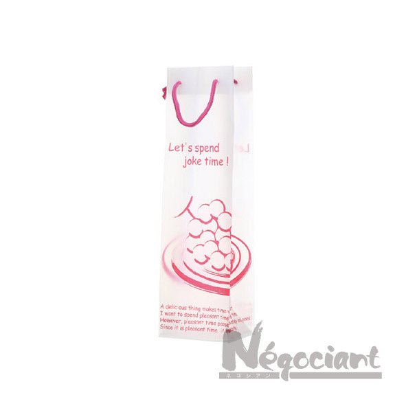 ロングワインフロスト手提袋(1本用)(10個入り)