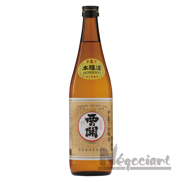 西の関 手造り本醸造 720ml