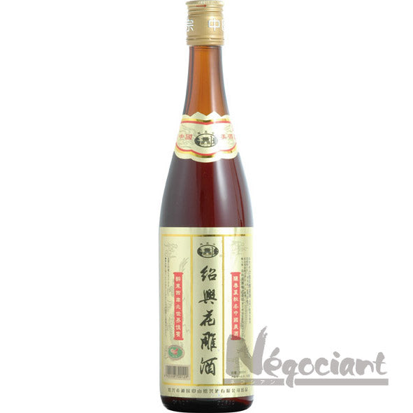 越王台紹興酒花彫酒 金ラベル三年 600ml
