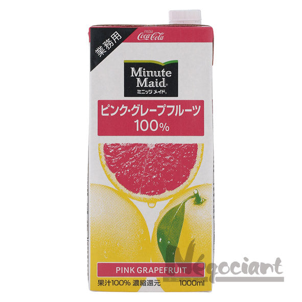 ミニッツメイド ピンクグレープフルーツ100% 1Lパック(6本入り)