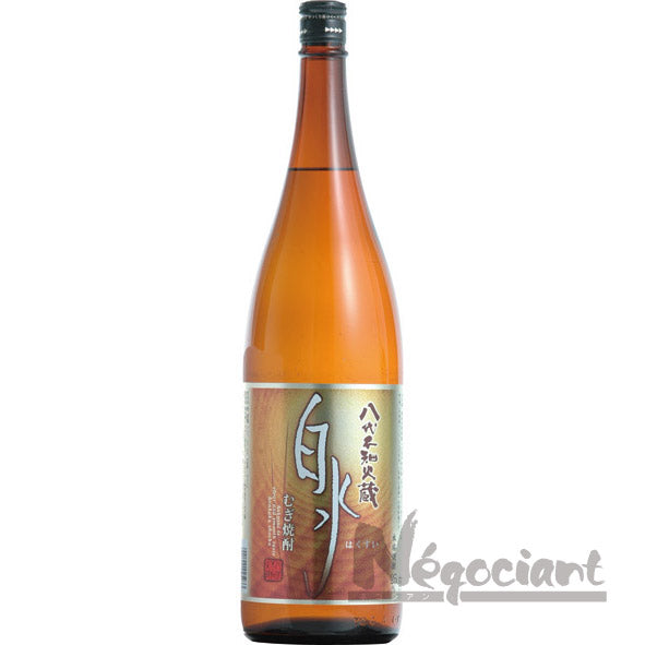 八代不知火蔵 むぎ焼酎 白水 1800ml