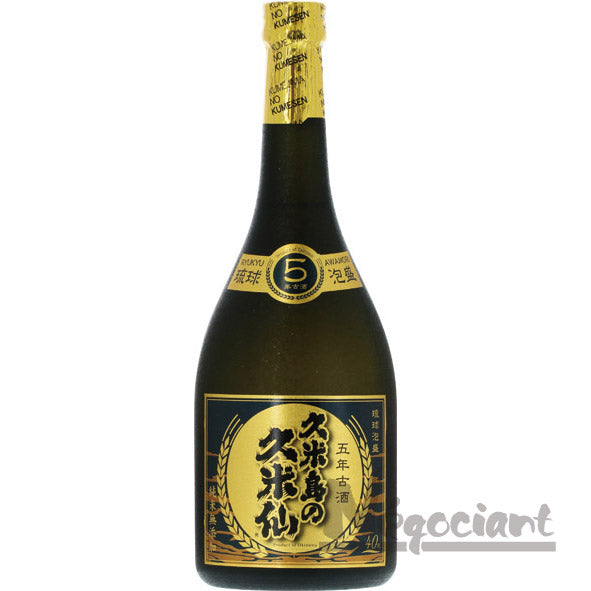 久米島の久米仙 ブラック 5年古酒(40度)