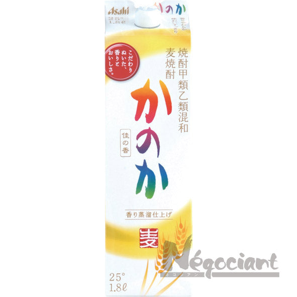 むぎ焼酎 かのか 25度 1800mlパック
