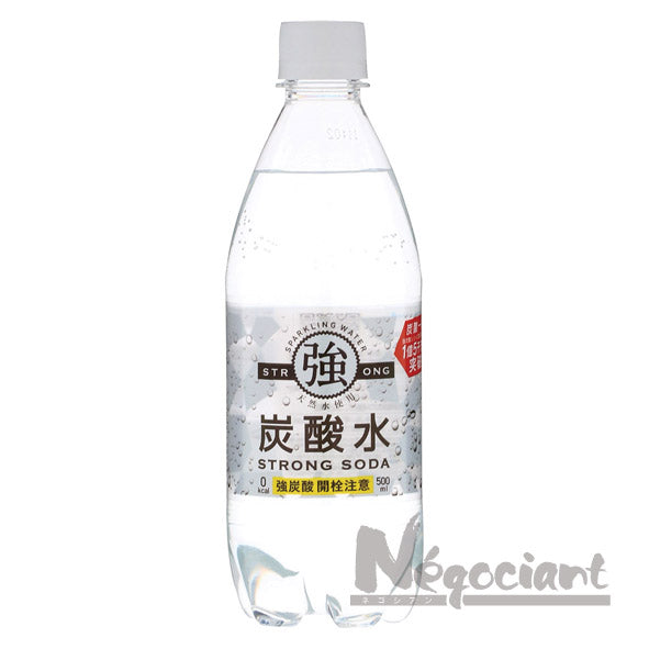 友桝飲料 強炭酸水 500ml(24本入り)