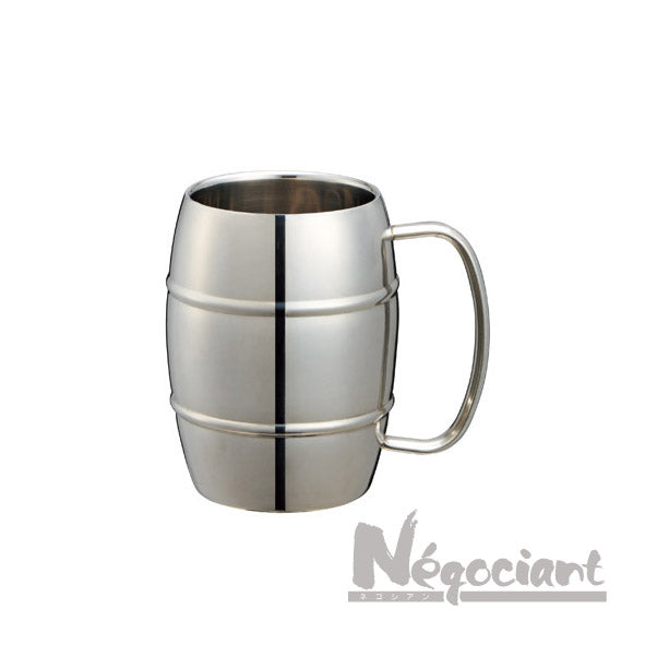 ステンレス二重ジョッキ(1個)