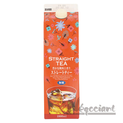 GS ストレートティー(無糖) 1Lパック